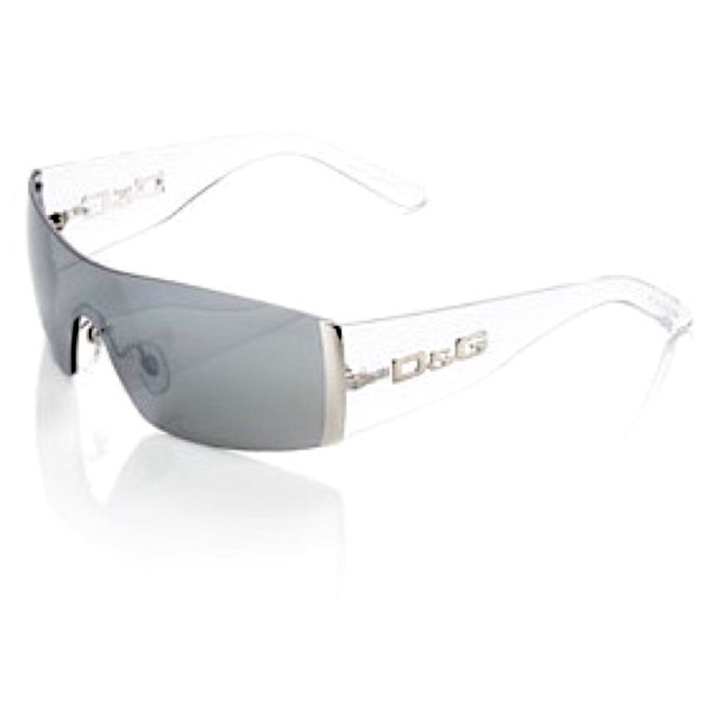 RARE Y2K Dolce & Gabbana Rimless Shield Sunglasses